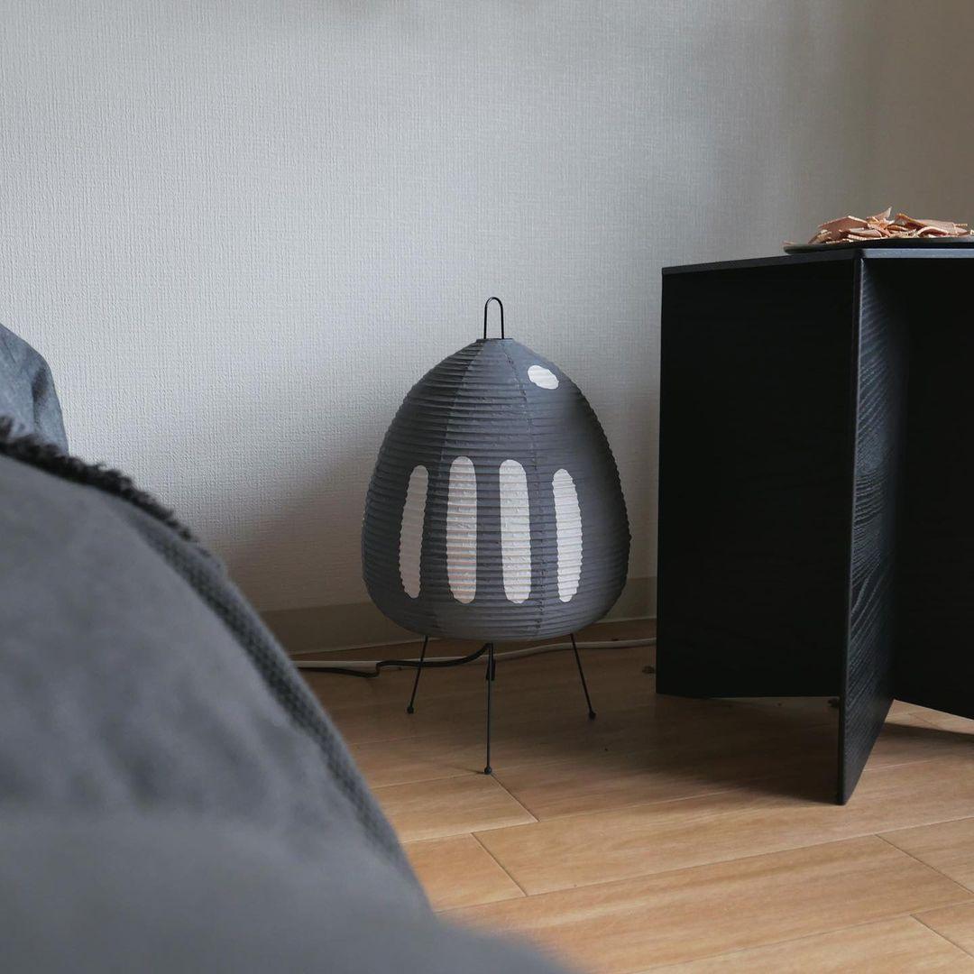 Lampe de Table Design Japonais en Papier de Mûrier – Lumière Douce