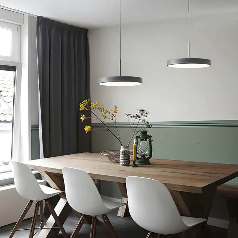 Suspension Luminaire LED Design Moderne Aluminium Acrylique