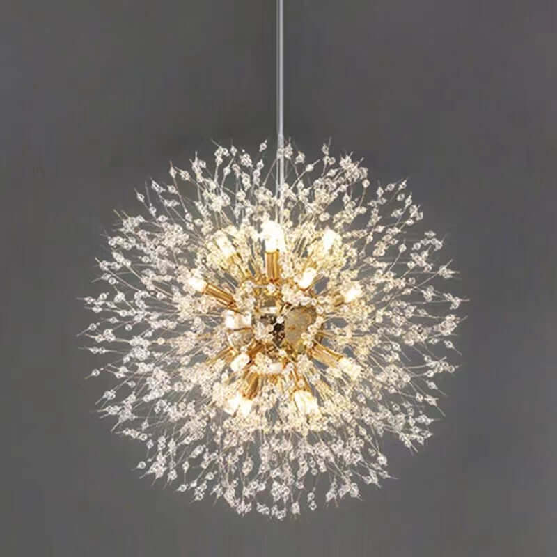 Suspension Luminaire LED Cristal Pissenlit – Design Moderne Salon