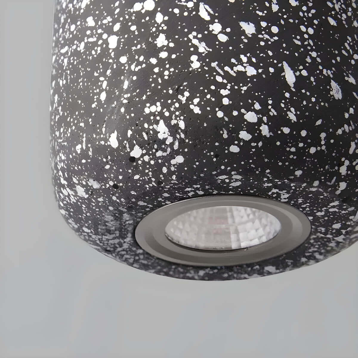 Lampe Pendante Industrielle Ciment Verre – Éclairage Design Moderne