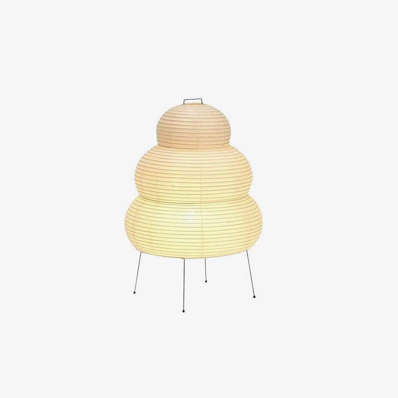 Lampe de Table Design Japonais en Papier de Mûrier – Lumière Douce