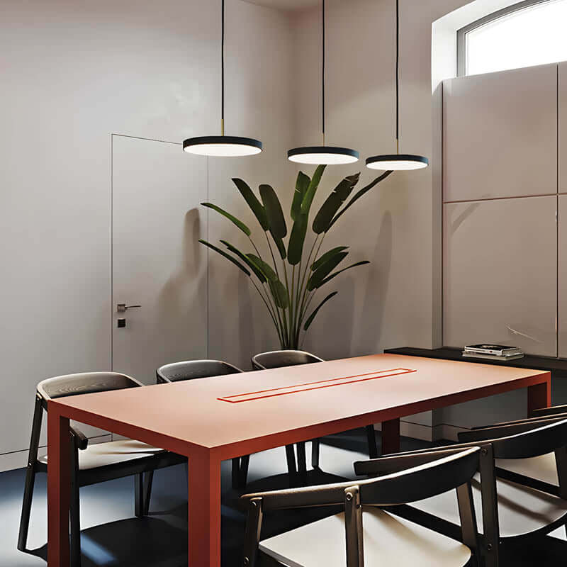 Suspension Luminaire LED Design Moderne Aluminium Acrylique