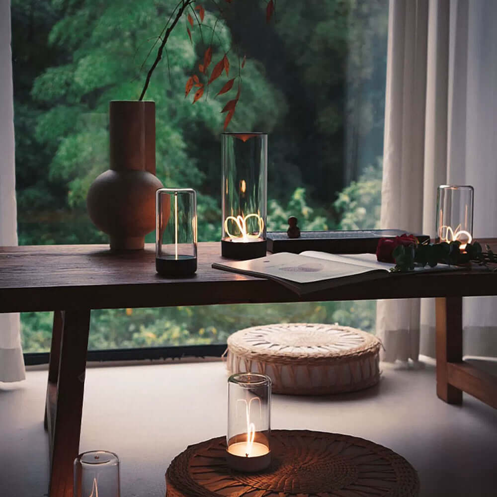 Lampe de Table LED Design Magnétique - Éclairage Sans Fil Rechargeable