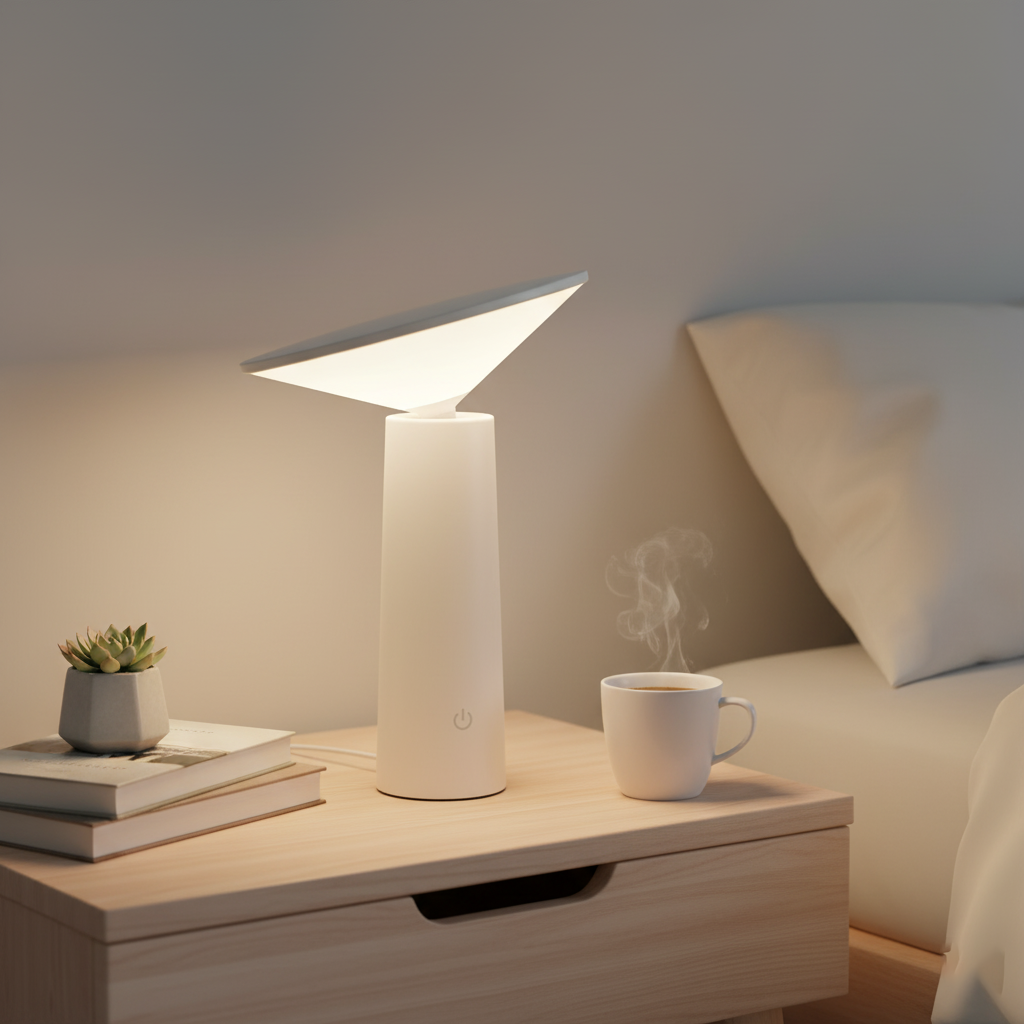 Lampe de Table LED Rechargeable Sans Fil – Éclairage Moderne Ajustable
