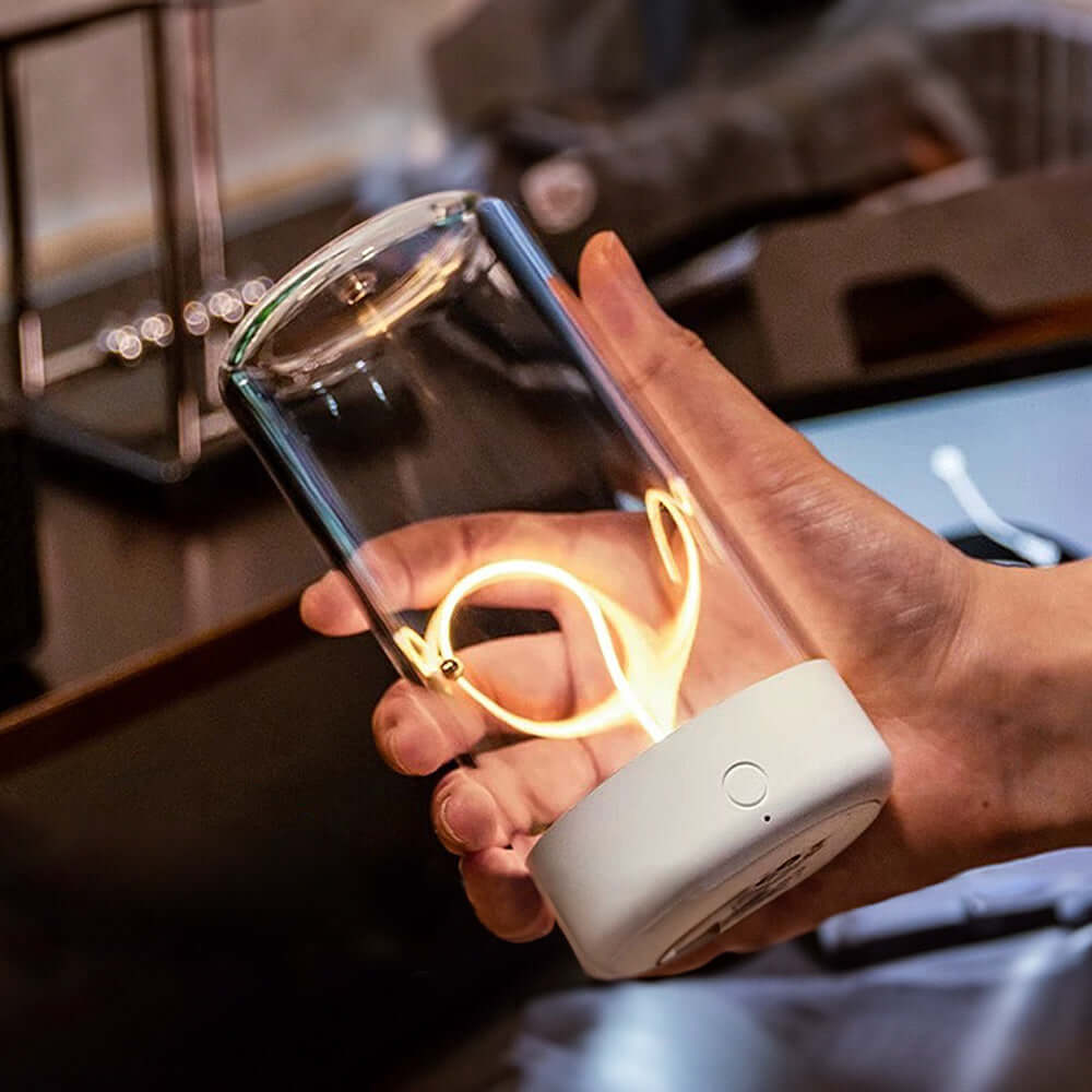 Lampe de Table LED Design Magnétique - Éclairage Sans Fil Rechargeable