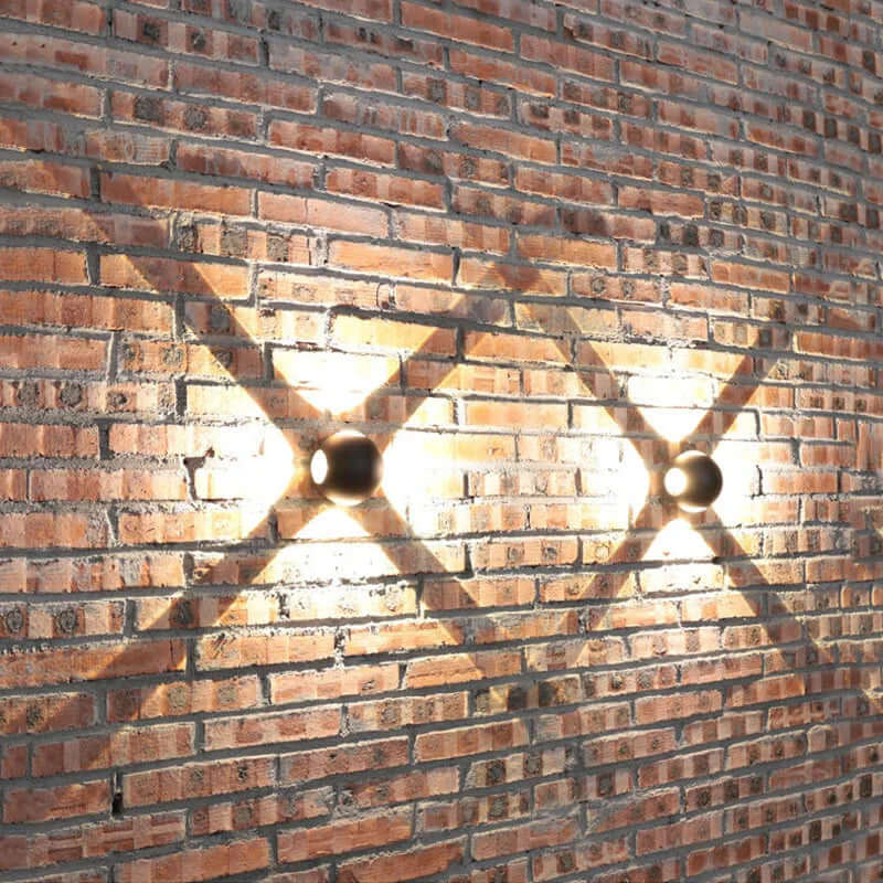 Applique Murale LED Design Boule Aluminium – Éclairage Moderne IP65