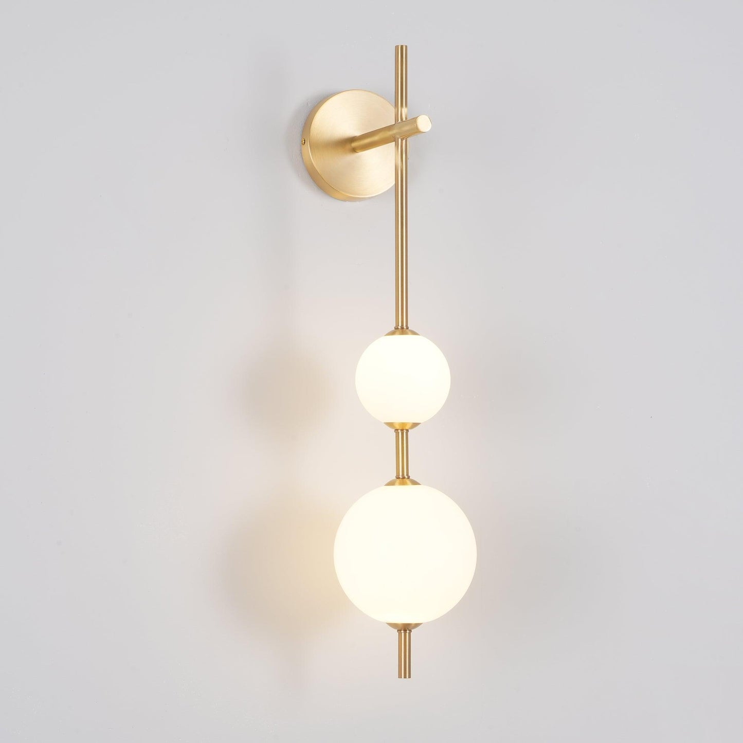 Applique Murale Verticale Globe Verre – Éclairage Design Moderne Intérieur