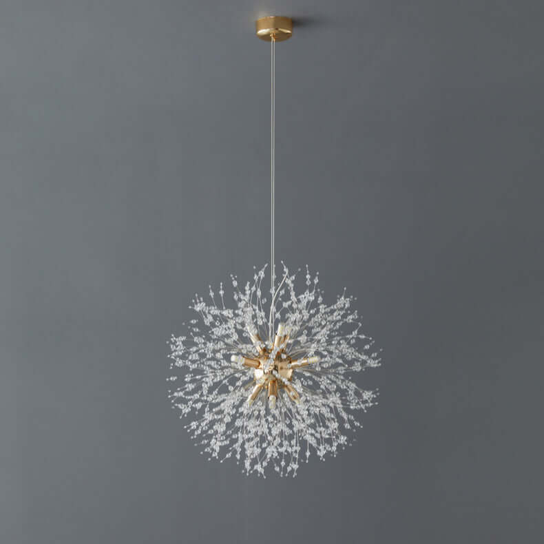 Suspension Luminaire LED Cristal Pissenlit – Design Moderne Salon
