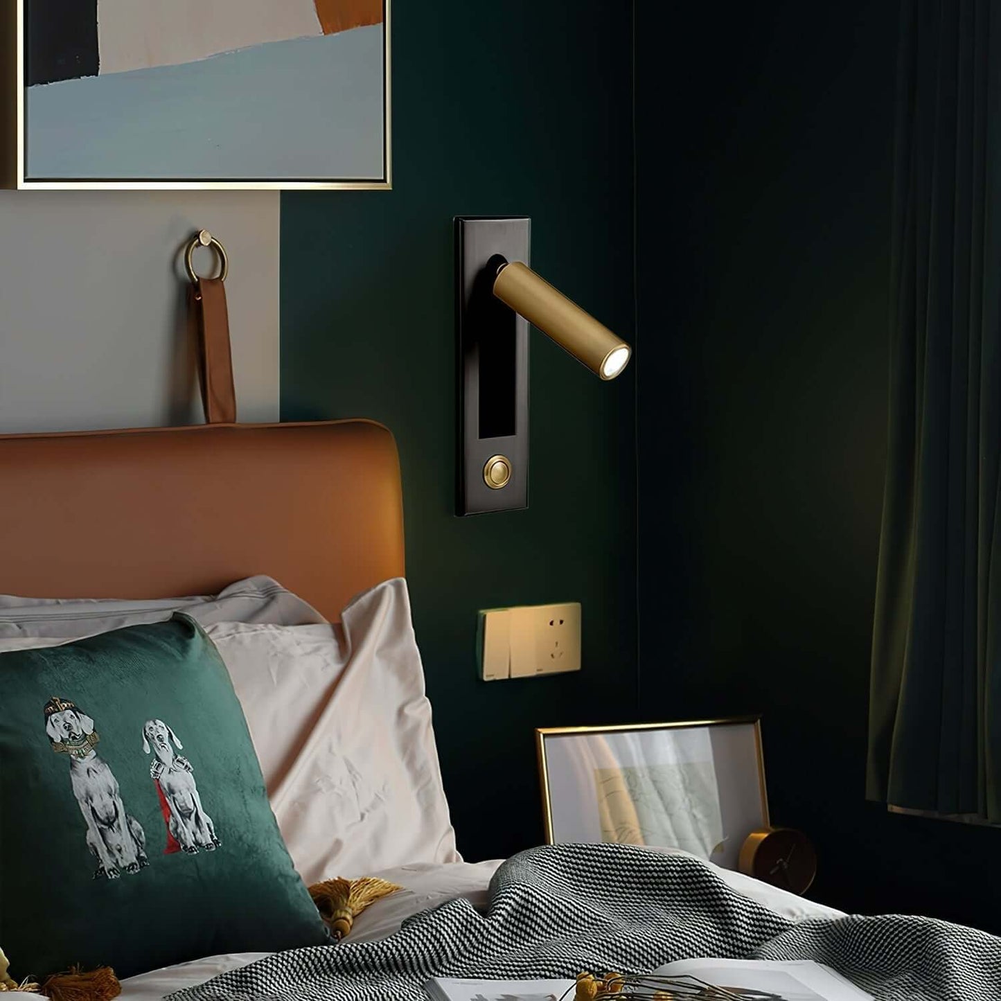Applique Murale LED Moderne Encastrable pour Chambre Minimaliste