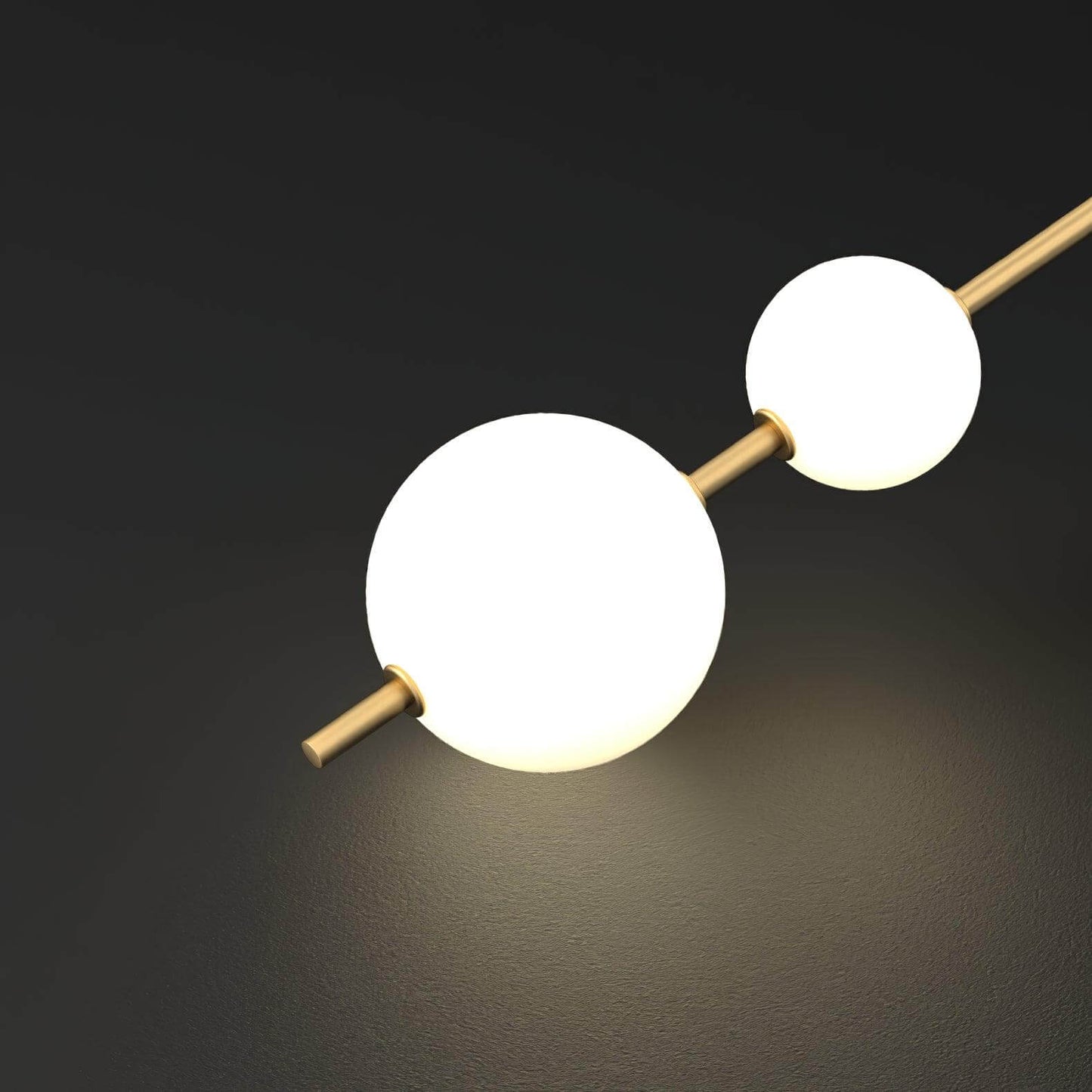 Applique Murale Verticale Globe Verre – Éclairage Design Moderne Intérieur