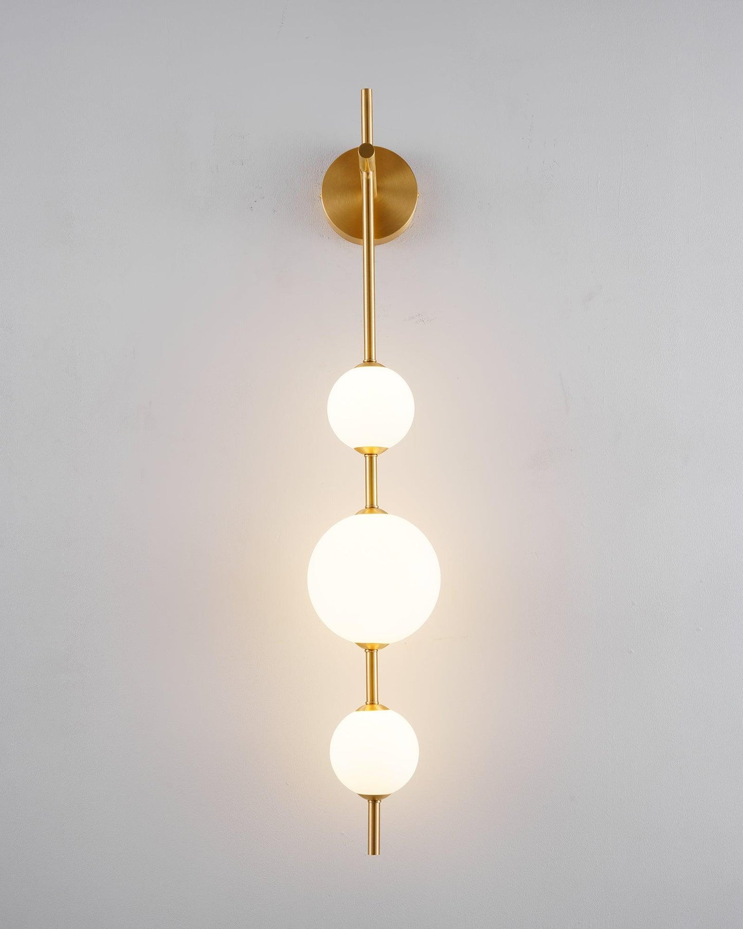Applique Murale Verticale Globe Verre – Éclairage Design Moderne Intérieur