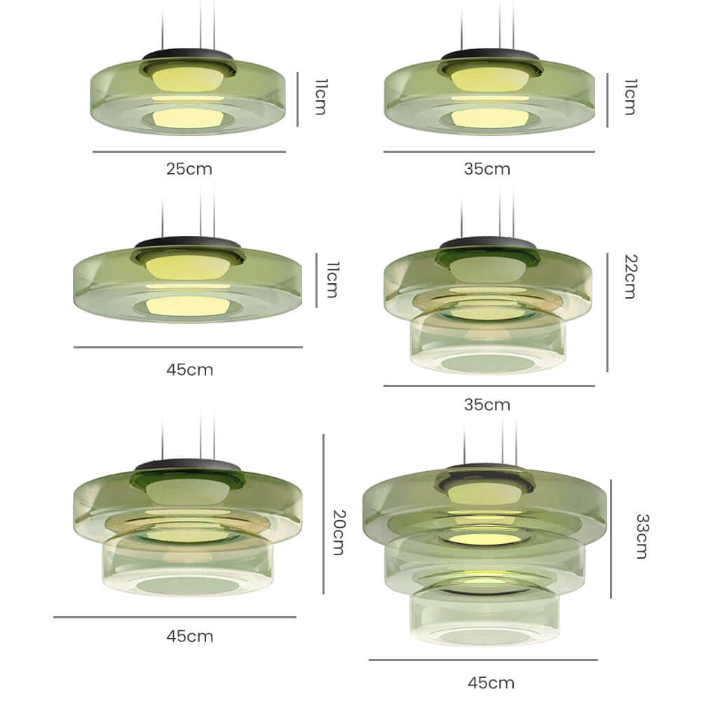 Suspension Luminaire Design en Verre Éclatant - Style Moderne Intérieur