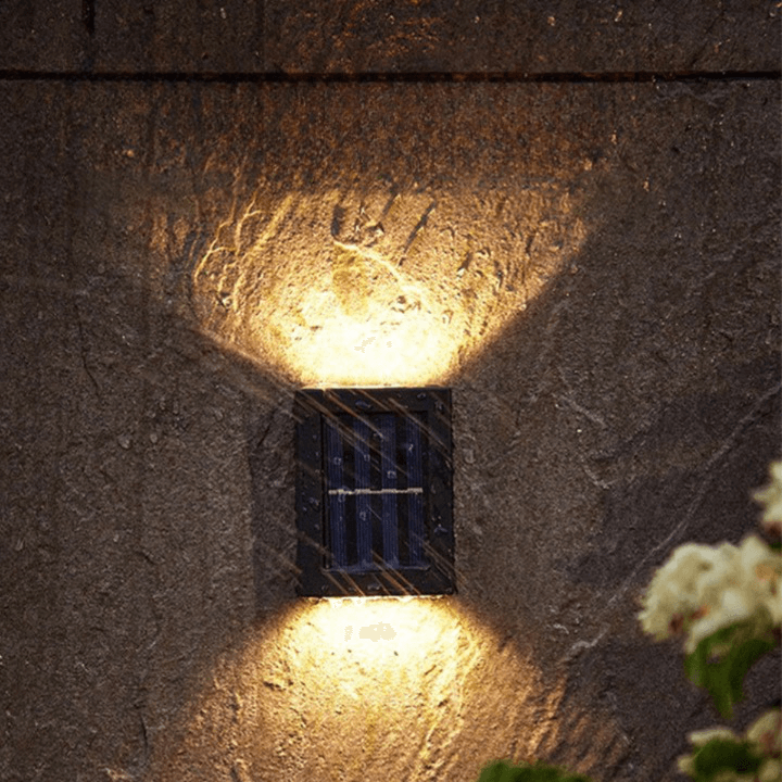 Lampe Solaire Murale LED Extérieure – Éclairage Jardin Automatique IP65