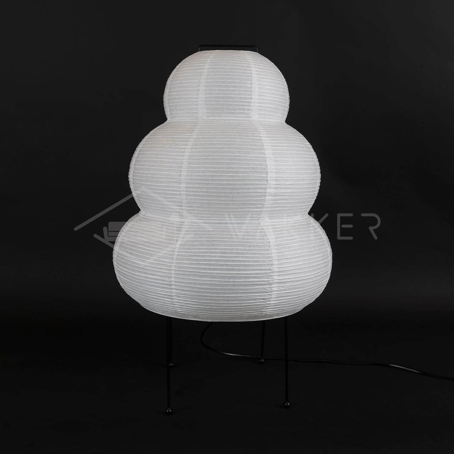 Lampe de Table Design Japonais en Papier de Mûrier – Lumière Douce
