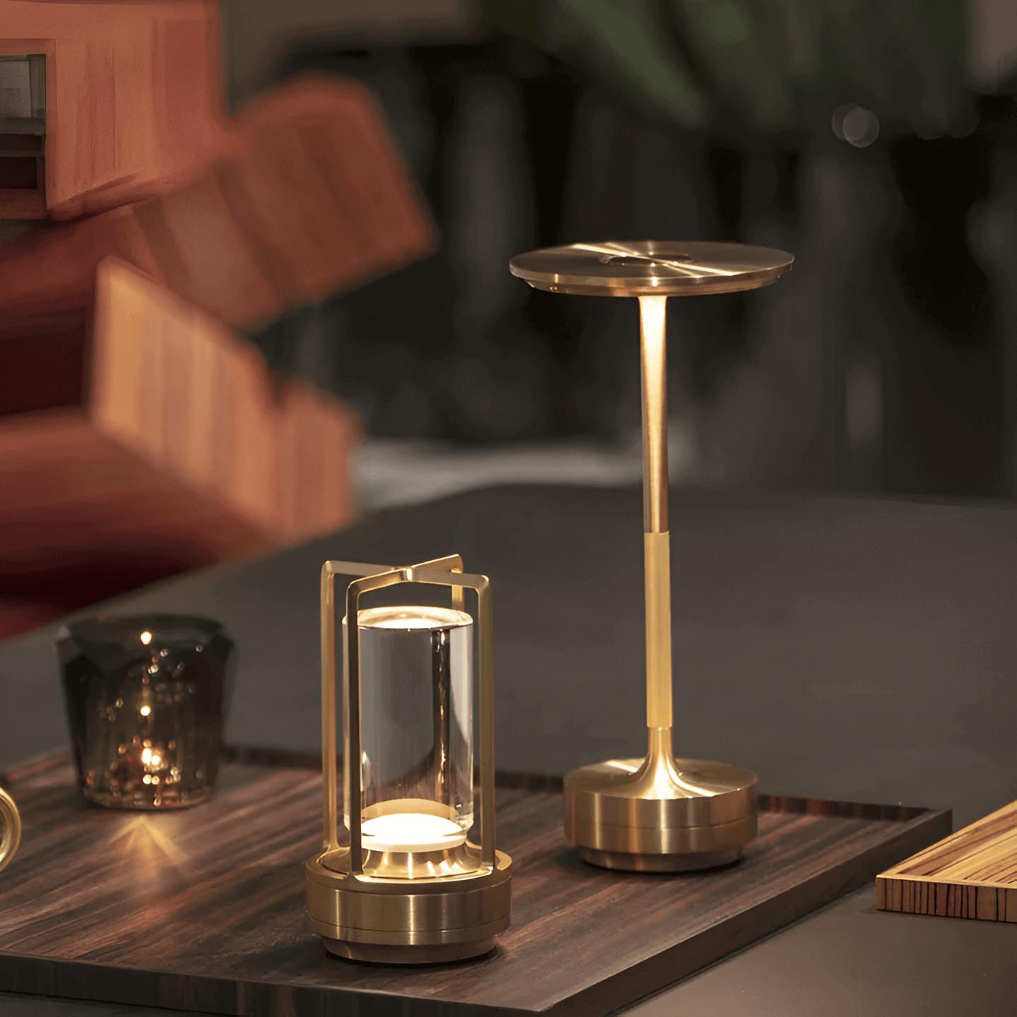 Lampe de Table LED Sans Fil Rechargeable - Éclairage d'Ambiance Design Moderne