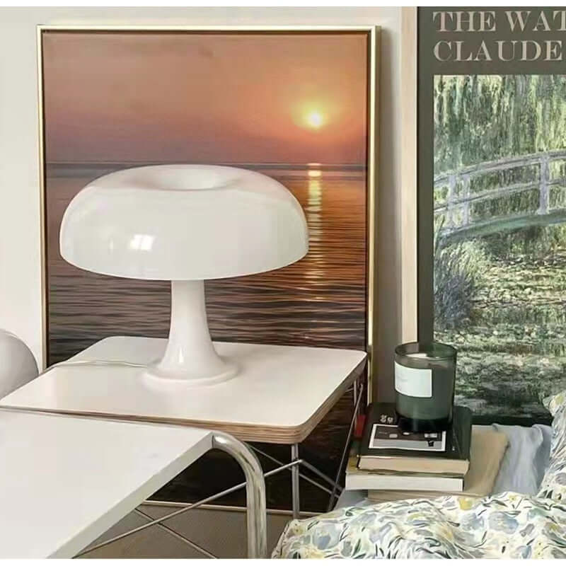 Lampe de Table Design Champignon Scandinave – Éclairage Dimmable LED