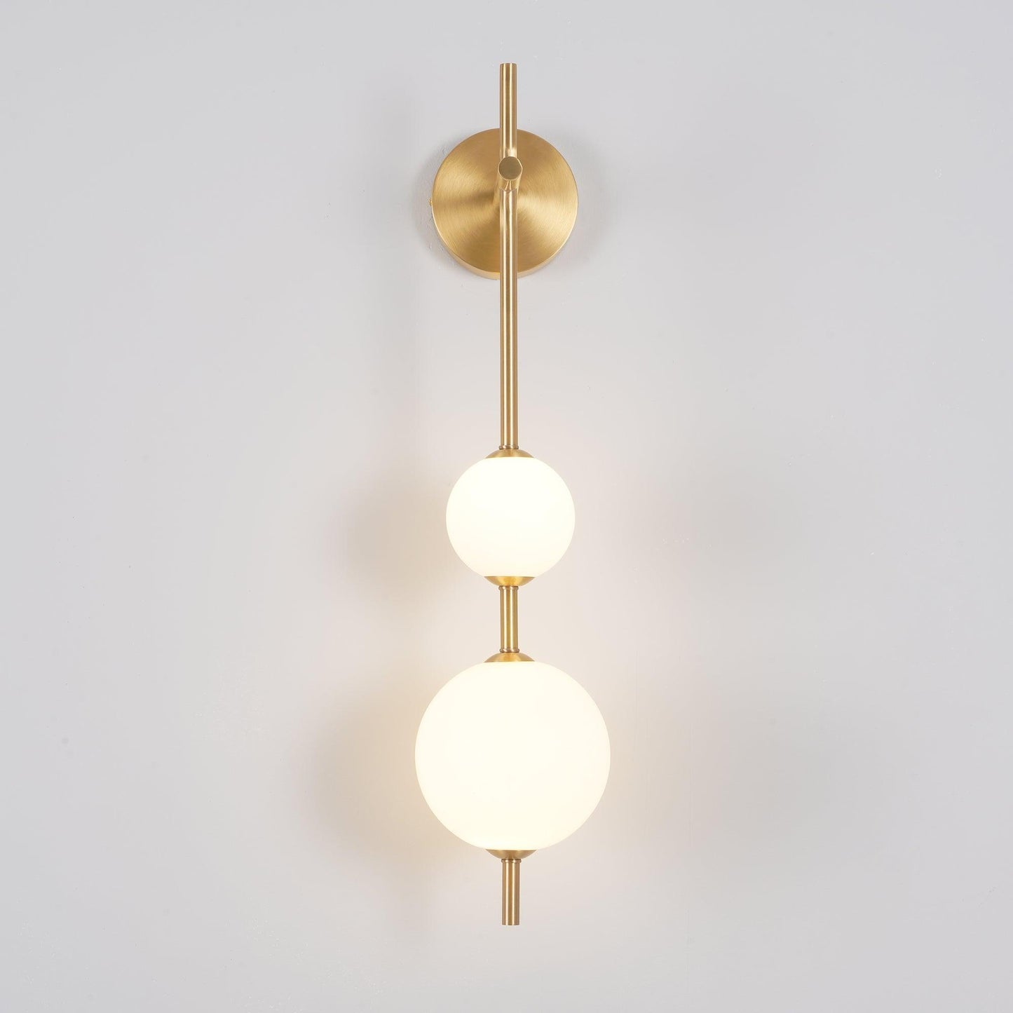 Applique Murale Verticale Globe Verre – Éclairage Design Moderne Intérieur