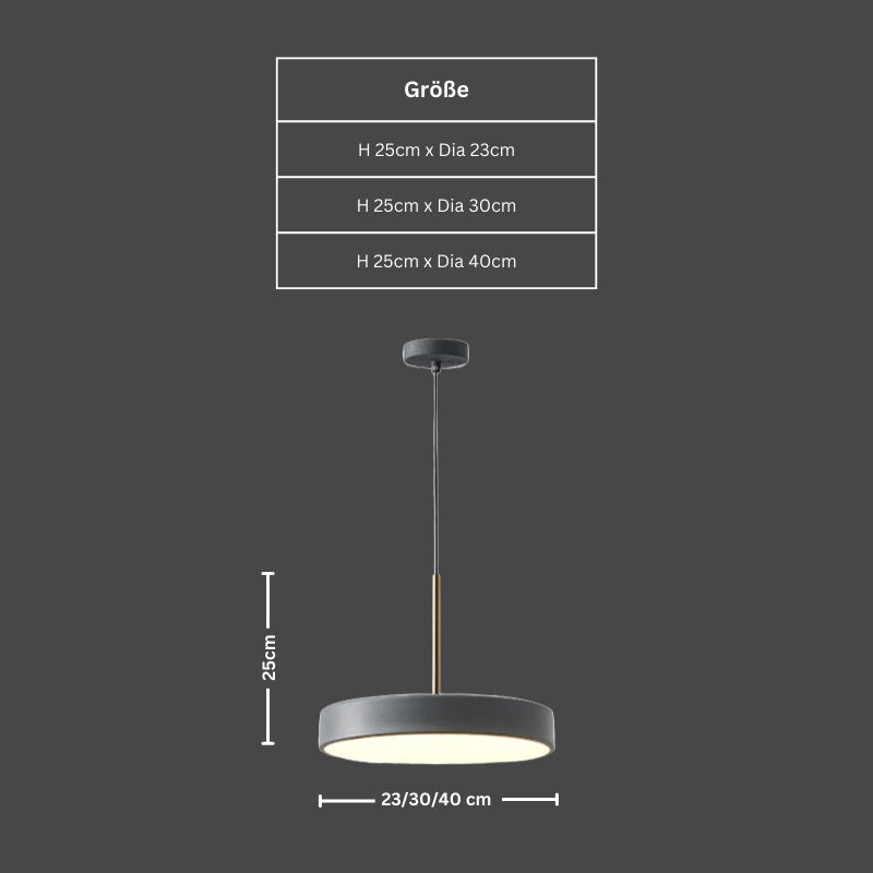 Suspension Luminaire LED Design Moderne Aluminium Acrylique