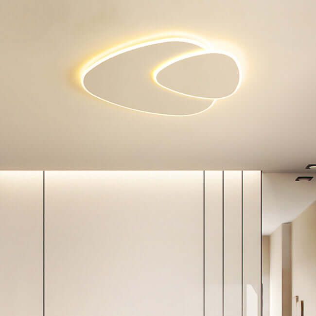 Plafonnier LED Moderne Élégant - Design Feuilles Elliptiques Salon Chambre