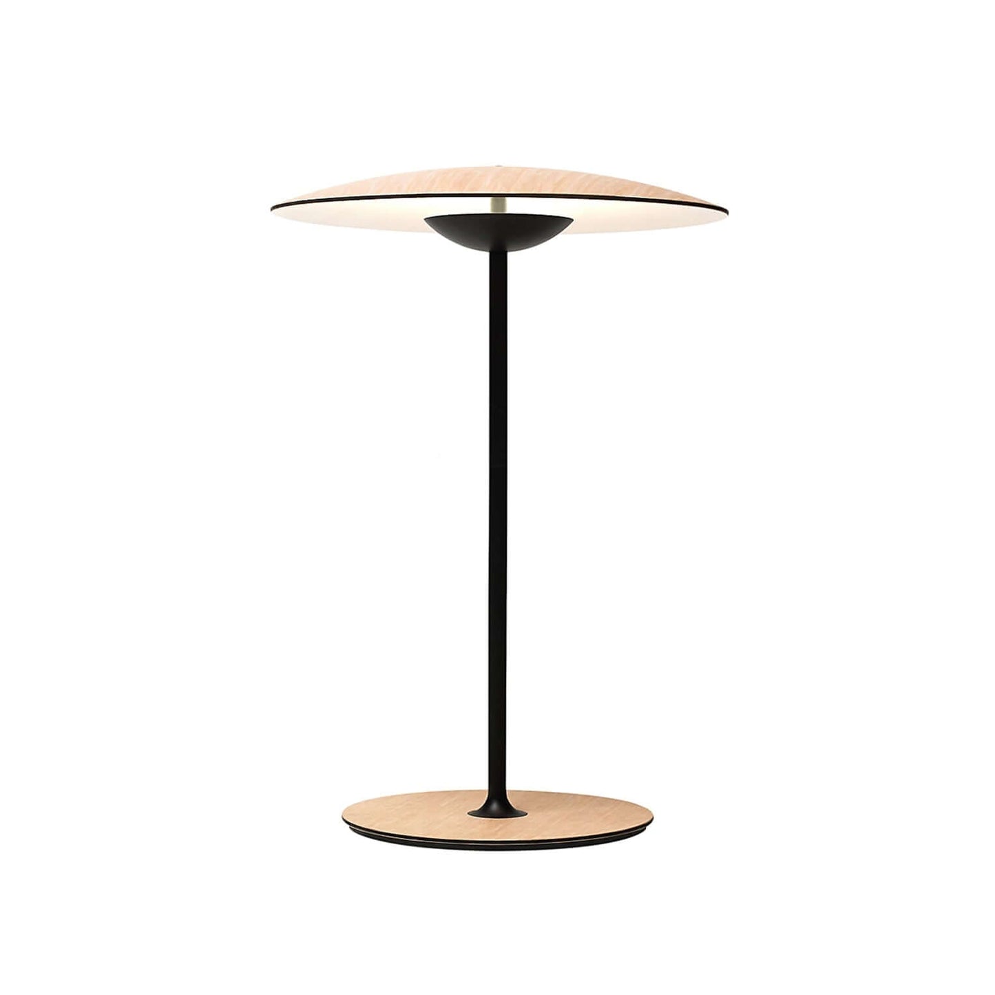 Lampe de Table Design Champignon en Métal avec LED Intégrée
