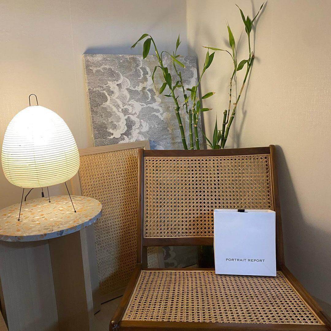 Lampe de Table Design Japonais en Papier de Mûrier – Lumière Douce