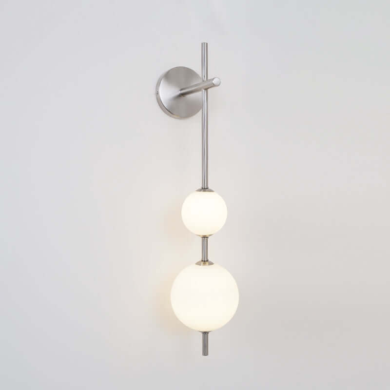 Applique Murale Verticale Globe Verre – Éclairage Design Moderne Intérieur