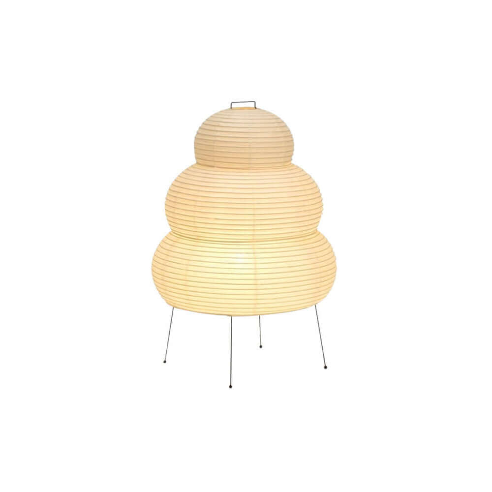 Lampe de Table Design Japonais en Papier de Mûrier – Lumière Douce