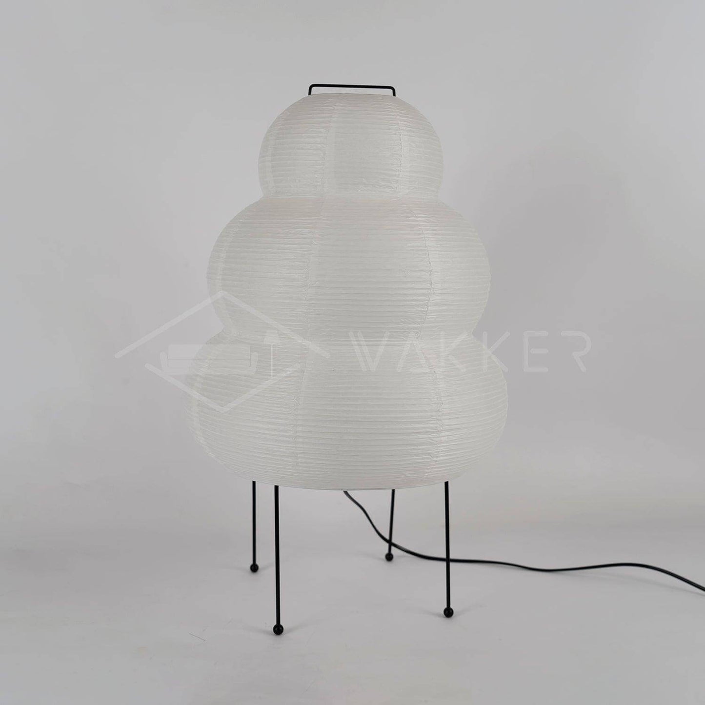 Lampe de Table Design Japonais en Papier de Mûrier – Lumière Douce