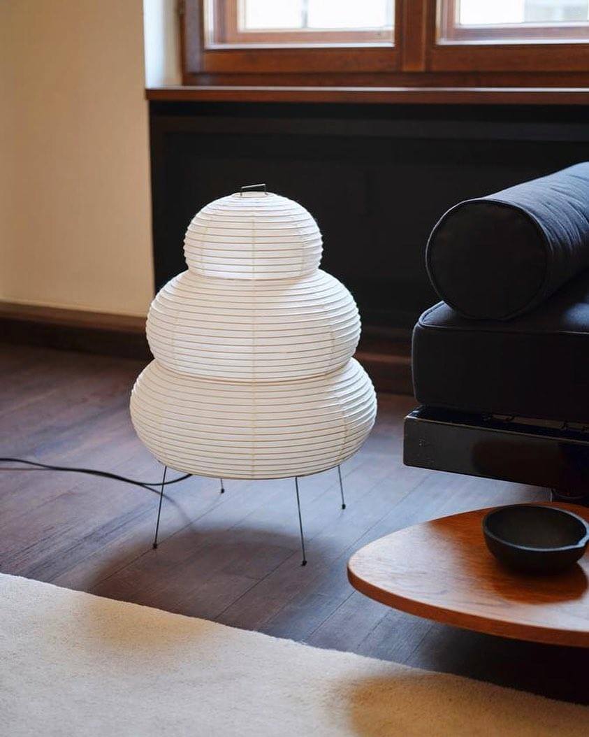 Lampe de Table Design Japonais en Papier de Mûrier – Lumière Douce