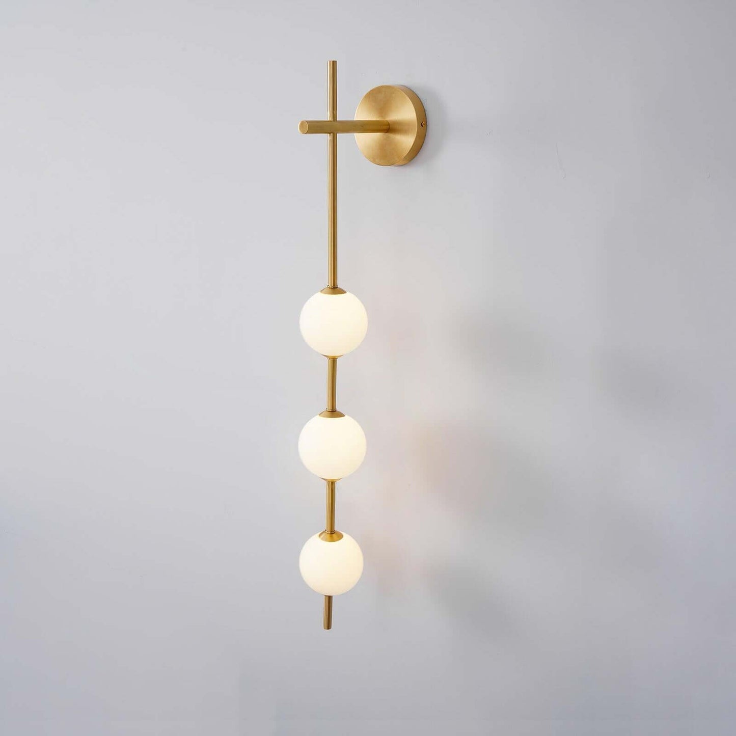 Applique Murale Verticale Globe Verre – Éclairage Design Moderne Intérieur