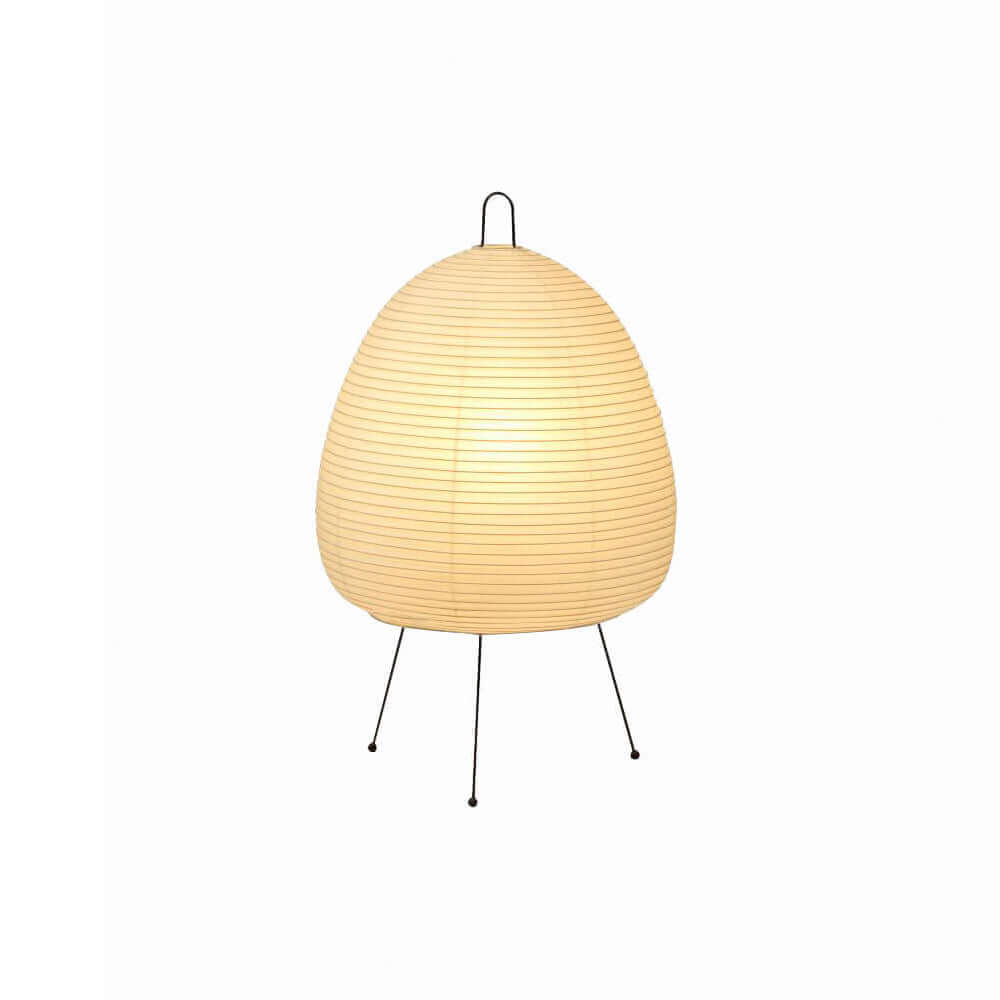 Lampe de Table Design Japonais en Papier de Mûrier – Lumière Douce