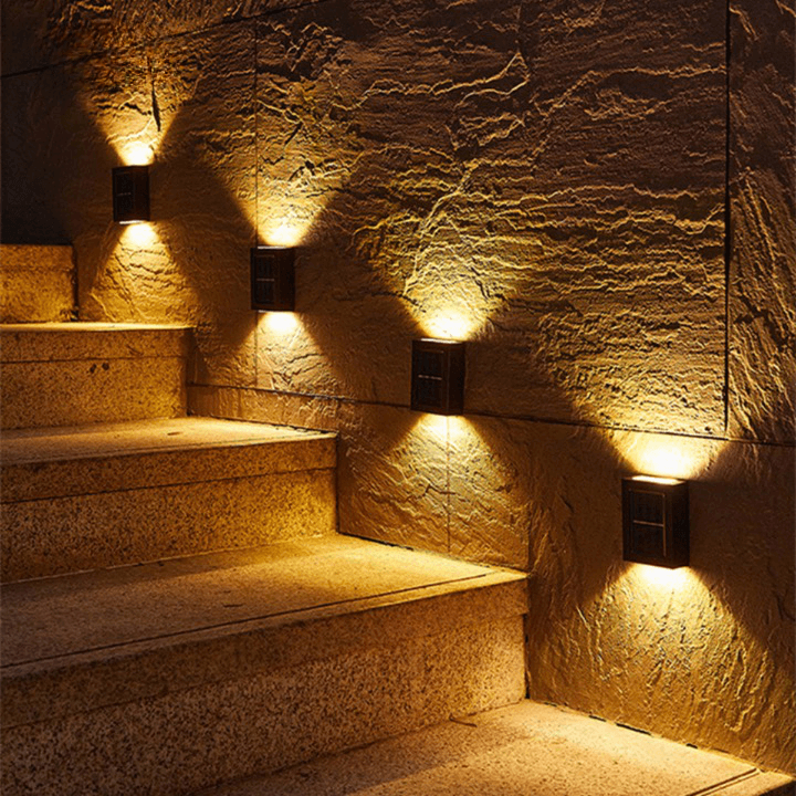 Lampe Solaire Murale LED Extérieure – Éclairage Jardin Automatique IP65