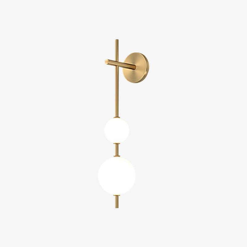 Applique Murale Verticale Globe Verre – Éclairage Design Moderne Intérieur