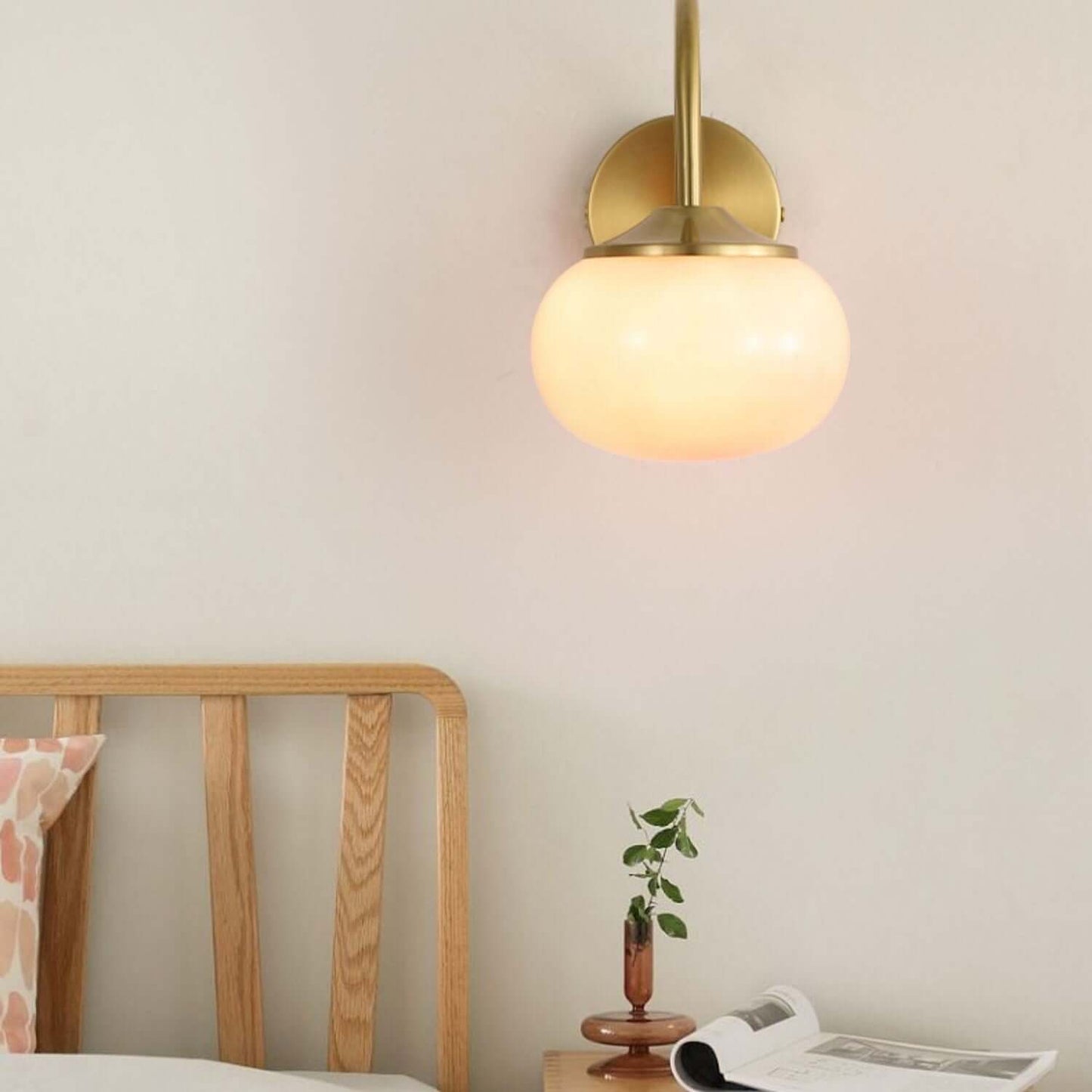 Applique Murale Design Scandinave – Éclairage Doux et Ambiance Chaleureuse
