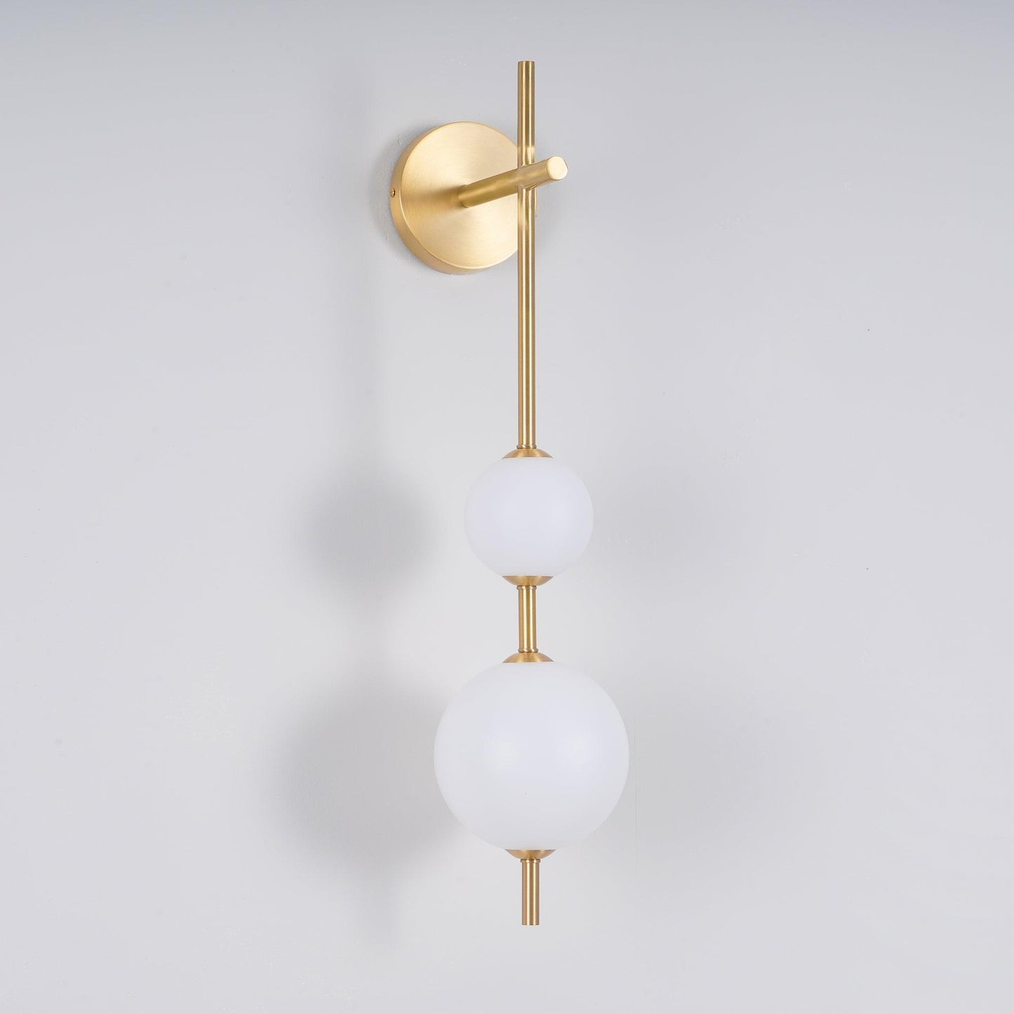 Applique Murale Verticale Globe Verre – Éclairage Design Moderne Intérieur
