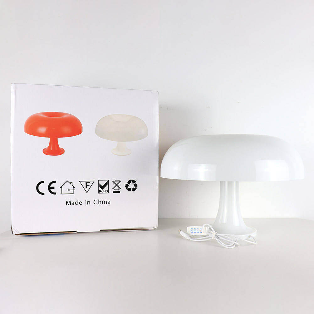 Lampe de Table Design Champignon Scandinave – Éclairage Dimmable LED
