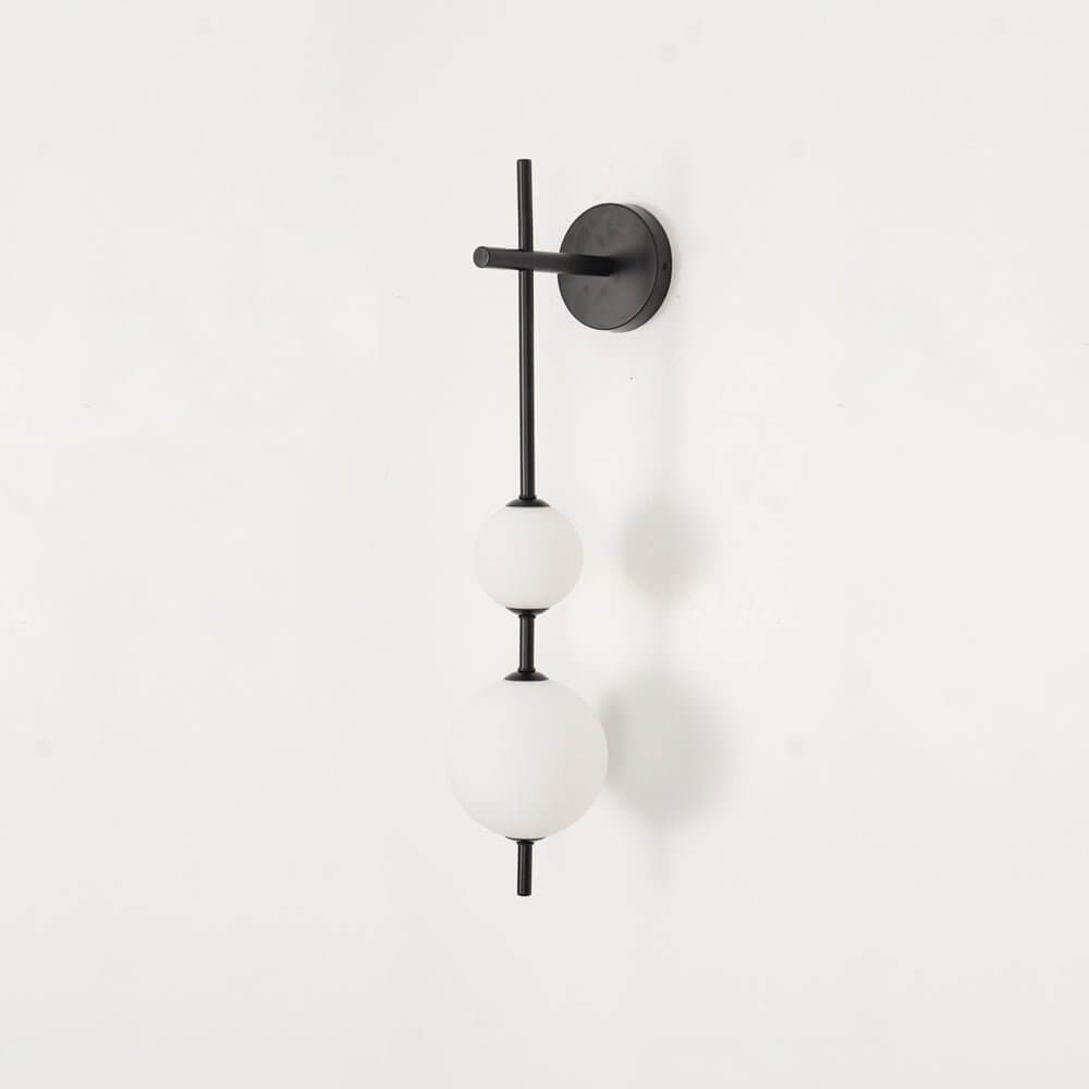 Applique Murale Verticale Globe Verre – Éclairage Design Moderne Intérieur