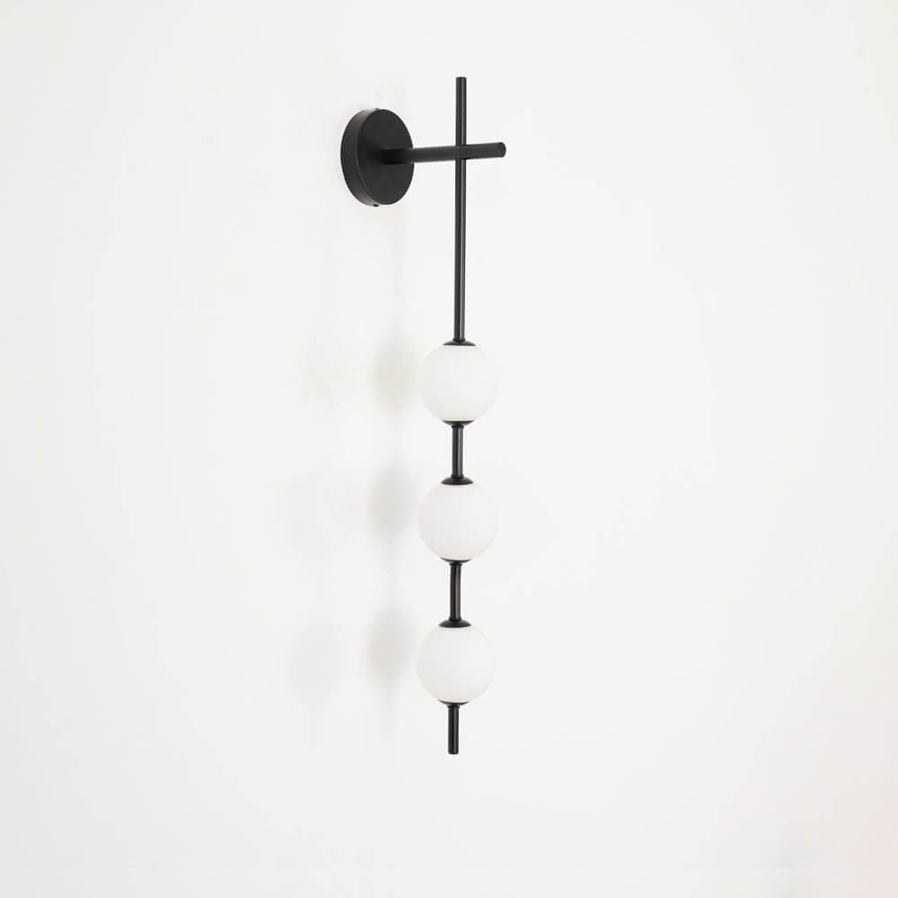 Applique Murale Verticale Globe Verre – Éclairage Design Moderne Intérieur