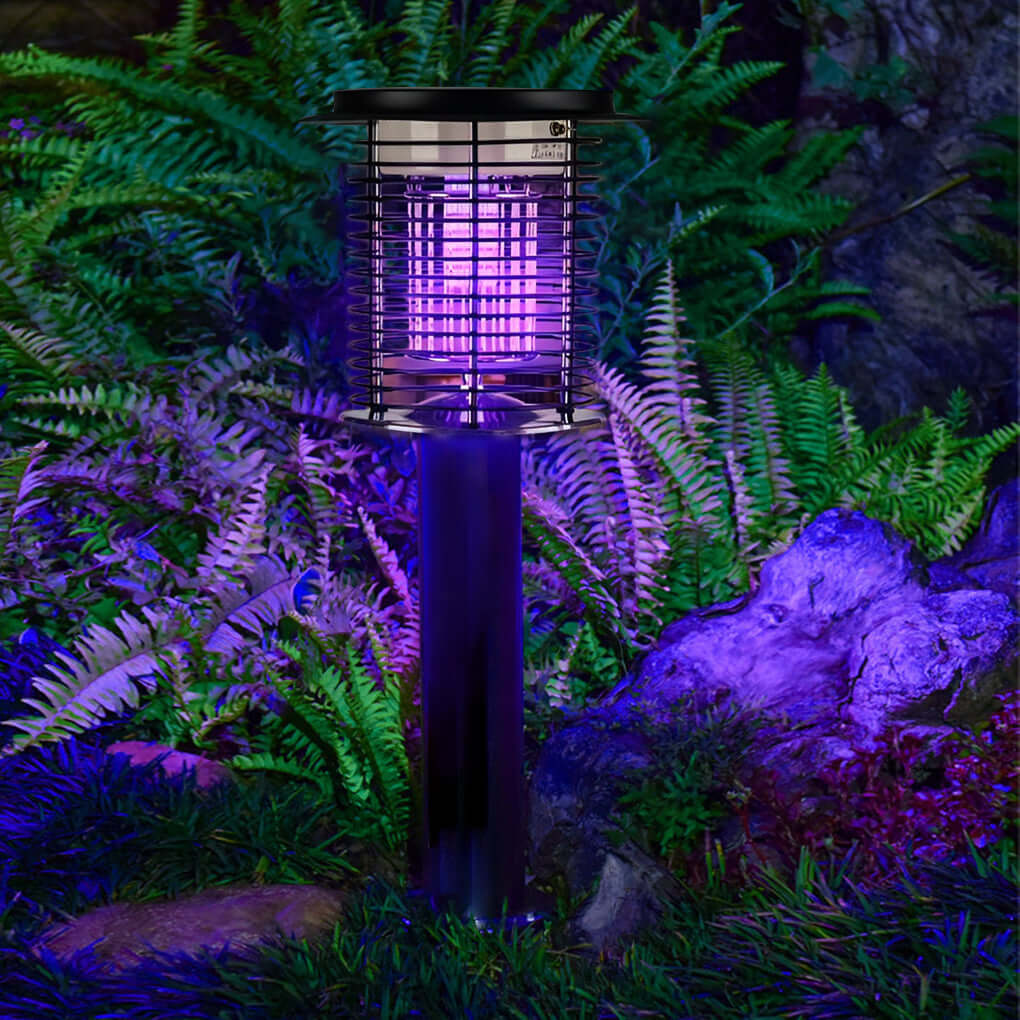 Lampe Anti-Moustiques Solaire USB LED - Étanche Extérieur Intérieur