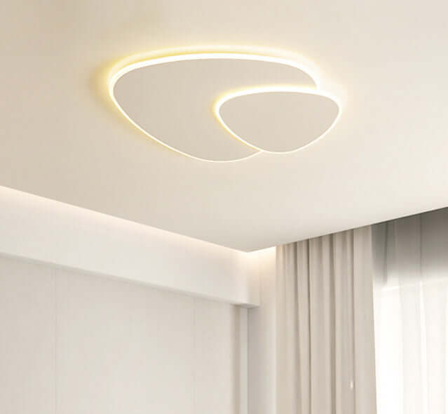 Plafonnier LED Moderne Élégant - Design Feuilles Elliptiques Salon Chambre