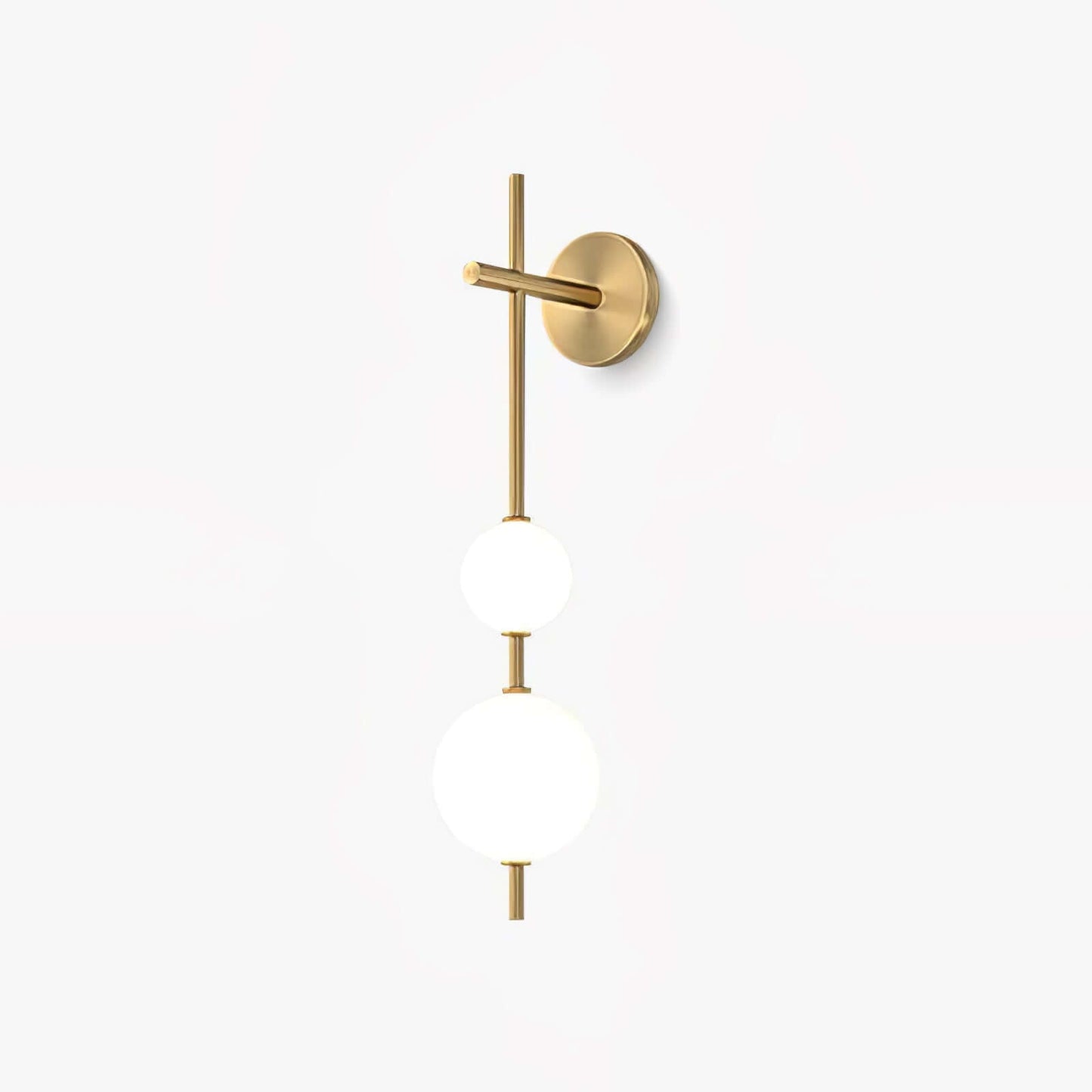 Applique Murale Verticale Globe Verre – Éclairage Design Moderne Intérieur