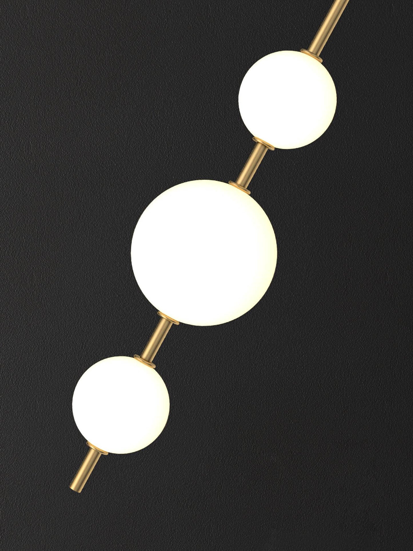 Applique Murale Verticale Globe Verre – Éclairage Design Moderne Intérieur