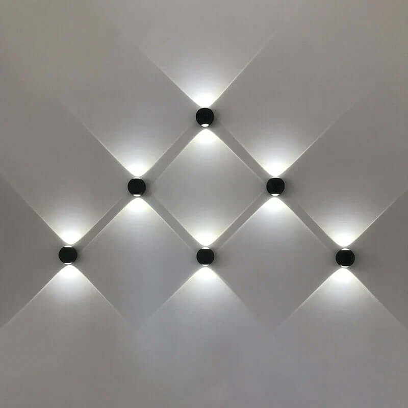 Applique Murale LED Design Boule Aluminium – Éclairage Moderne IP65