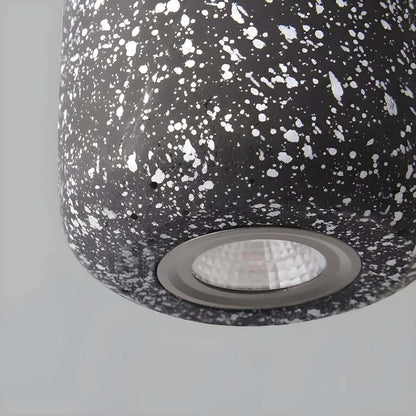 Lampe Pendante Industrielle Ciment Verre – Éclairage Design Moderne