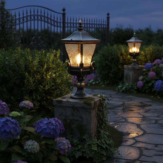 Lampe de Jardin LED Extérieur Aluminium - Design Moderne Élégant