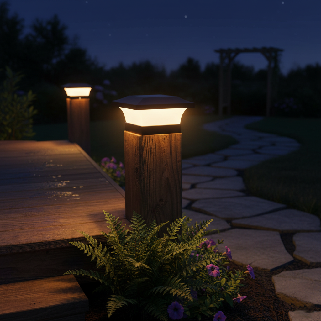 Lampe Solaire LED Extérieure Compacte IP65 - Éclairage Jardin