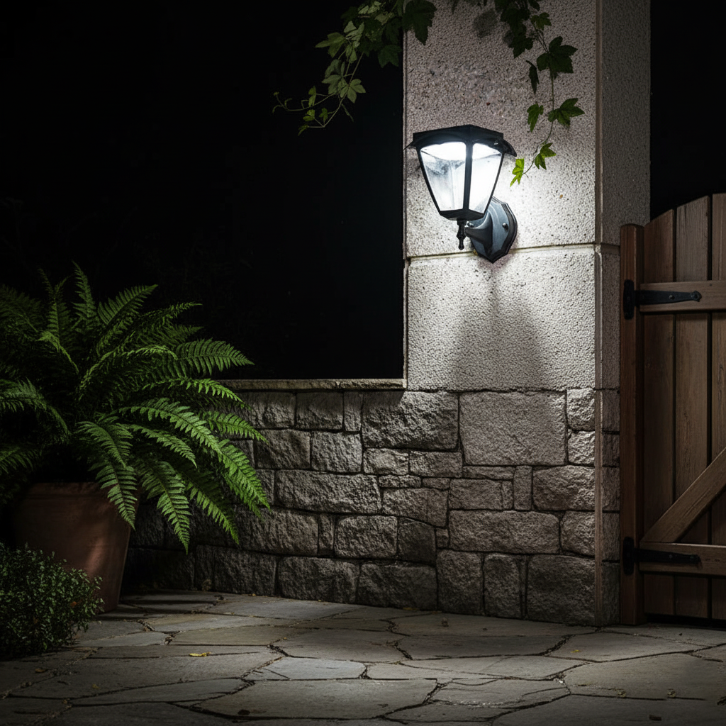 Applique Murale Solaire LED Extérieure Design Moderne & Économe