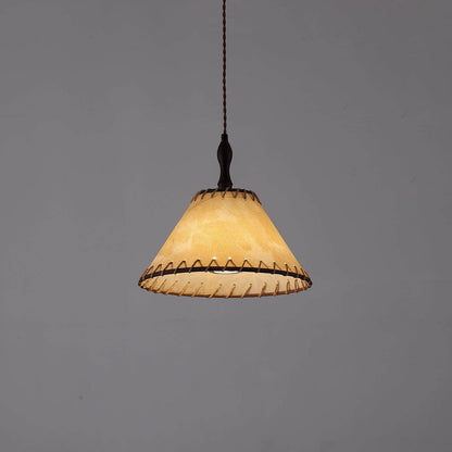Suspension Luminaire Bois Tissu Design Naturel & Moderne