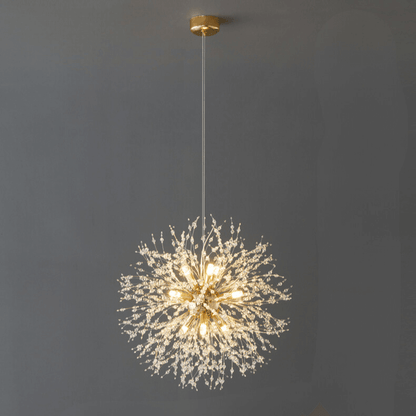Suspension Luminaire LED Cristal Pissenlit – Design Moderne Salon