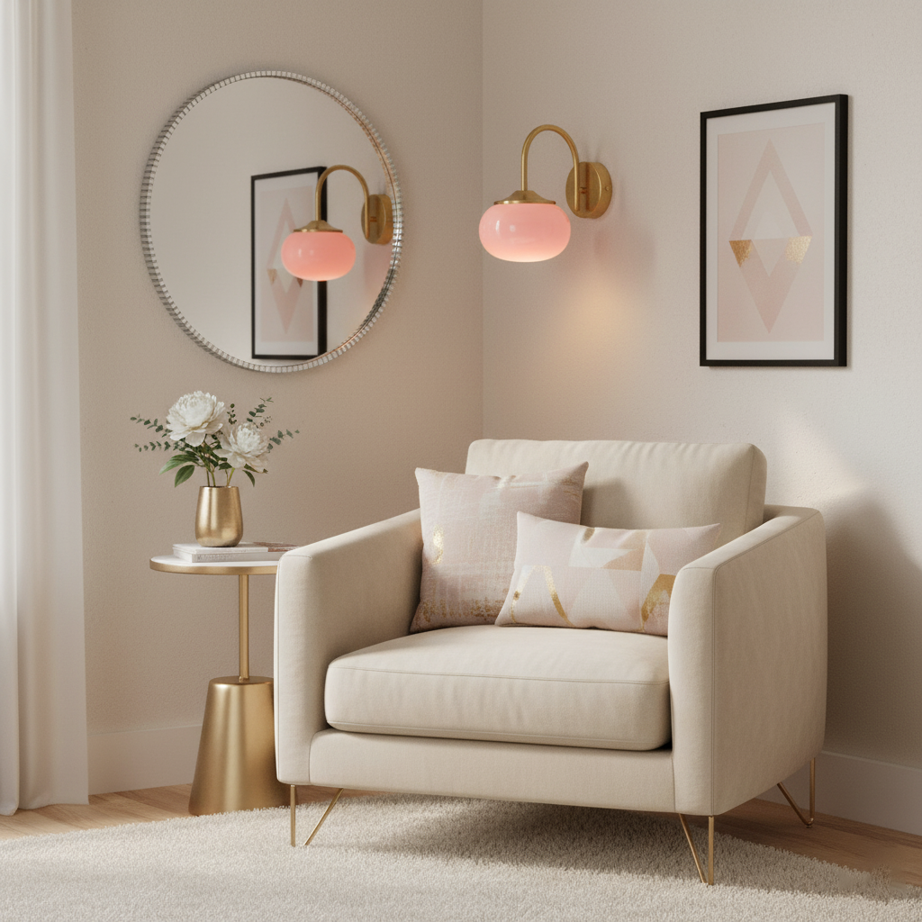 Applique Murale Design Scandinave – Éclairage Doux et Ambiance Chaleureuse